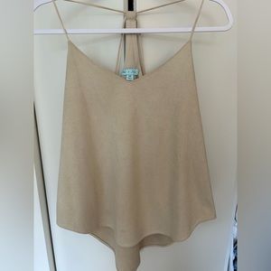 She + Sky Suede Tank